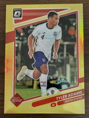 Tyler Adams [Optic Gold] #166 Soccer Cards 2021 Panini Donruss Road to Qatar Prices