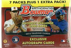 Blaster Box Baseball Cards 2013 Bowman Prices