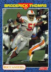 Broderick Thomas #28 Football Cards 1991 Score Young Superstars Prices