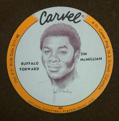 Jim McMillian Basketball Cards 1975 Carvel Discs Prices