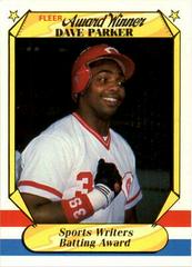 Dave Parker #27 Baseball Cards 1987 Fleer Award Winners Prices