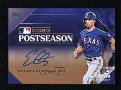 Evan Carter [Gold] Baseball Cards 2024 Topps Postseason Performance Autograph Prices