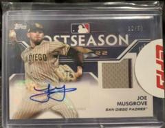Joe Musgrove #PPAR-JM Baseball Cards 2023 Topps Postseason Performance Autograph Relics Prices