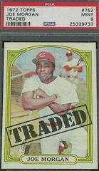 Joe Morgan [Traded] #752 Baseball Cards 1972 Topps Prices
