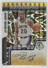 Avery Bradley [Choice Black Gold] Basketball Cards 2021 Panini Mosaic Autographs Prices