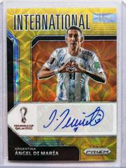 Angel Di [Gold Prizm] Soccer Cards 2022 Panini Prizm World Cup International Ink Autograph Prices