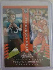 Trevor Lawrence [Orange] Football Cards 2021 Panini Absolute Introductions Prices