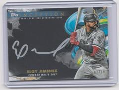Eloy Jimenez #ISS-EJ Baseball Cards 2023 Topps Inception Silver Signings Prices