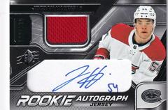Jordan Harris [Jersey] Hockey Cards 2022 SPx Rookie Autographs Prices