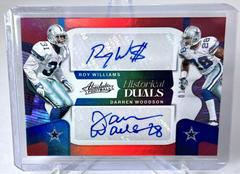 Roy Williams, Darren Woodson [Red] Football Cards 2022 Panini Absolute Historical Duals Prices