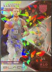 Domantas Sabonis [Quartz] #4 Basketball Cards 2022 Panini Black Prices