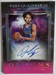 Dereck Lively II [Pink] #32 Basketball Cards 2023 Panini Origins Elevation Signature Prices