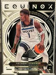 Anthony Edwards [Yellow] #26 Basketball Cards 2022 Panini Obsidian Equinox Prices