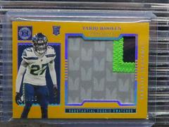 Tariq Woolen [Gold] #SS-36 Football Cards 2022 Panini Encased Substantial Rookie Swatches Prices