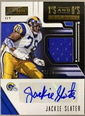 Jackie Slater #XOS-JS Football Cards 2018 Panini Playbook X's and O's Signatures Prices