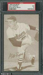 Milt Pappas Baseball Cards 1963 Exhibits Statistic Back Prices