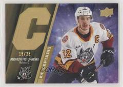Andrew Poturalski [Gold] Hockey Cards 2021 Upper Deck AHL Captains Prices