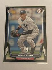 Derek Jeter [Black] Baseball Cards 2014 Bowman Prices