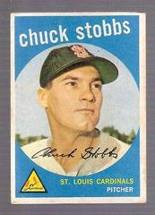 Chuck Stobbs Baseball Cards 1959 Venezuela Topps Prices