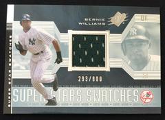 Bernie Williams [Jersey] Baseball Cards 2002 Spx Prices