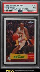 Kobe Bryant [White Refractor] Basketball Cards 2007 Topps Chrome Prices