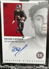 Drake London [Autograph Ruby] #105 Football Cards 2022 Panini Encased Prices