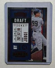 Aaron Judge [Draft Red] #54 Baseball Cards 2020 Panini Contenders Prices