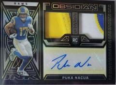 Puka Nacua [Yellow Electric Etch] #156 Football Cards 2023 Panini Obsidian Prices