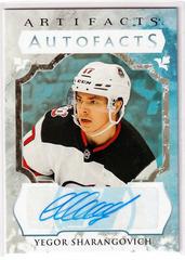 Yegor Sharangovich #AF-YS Hockey Cards 2023 Upper Deck Artifacts Autograph Facts Prices