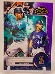 Julio Rodriguez [Class 3 Purple] #4 Baseball Cards 2022 Topps Gold Label Prices