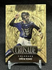 Drew Romo [Gold Vinyl] #8 Baseball Cards 2023 Panini Chronicles Crusade Prices