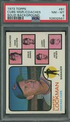 Cubs Mgr. , Coaches [Solid Background] #81 Baseball Cards 1973 Topps Prices