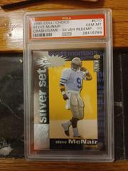 Steve McNair [Silver Redemption] #C10 Football Cards 1995 Collector's Choice Crash the Game Prices