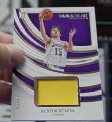 Austin Reaves [Patch Autograph] Basketball Cards 2021 Panini Immaculate Collection Prices
