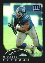 Michael Strahan #20 Football Cards 2002 Topps Chrome Prices