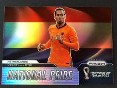 Virgil van Dijk #18 Soccer Cards 2022 Panini Prizm World Cup National Pride Prices