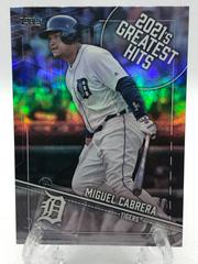 Miguel Cabrera #21GH-13 Baseball Cards 2022 Topps 2021’s Greatest Hits Prices
