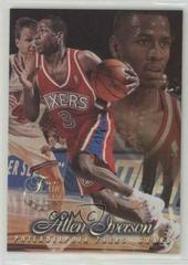 Allen Iverson [Row 1] #3 Basketball Cards 1996 Flair Showcase Prices