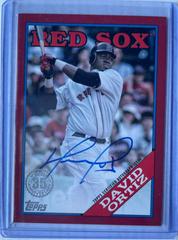 David Ortiz [Red] #88BA-DO Baseball Cards 2023 Topps Silver Pack 1988 35th Anniversary Autographs Prices