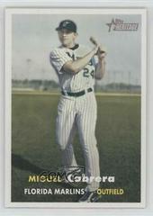 Miguel Cabrera Baseball Cards 2006 Topps Heritage Prices