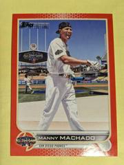 Manny Machado [Red] #ASG-12 Baseball Cards 2022 Topps Update All Star Game Prices