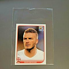 David Beckham Soccer Cards 2010 Panini South Africa FIFA World Cup Sticker Prices