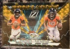 Russell Wilson , Jerry Jeudy [Gold] Football Cards 2022 Panini Zenith Thunder and Lightning Prices