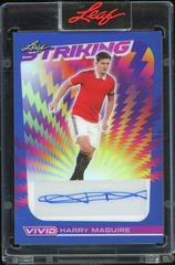 Harry Maguire [Navy Blue] Soccer Cards 2022 Leaf Vivid Striking Autographs Prices