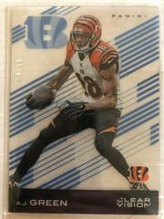 A.J. Green [Blue] #5 Football Cards 2015 Panini Clear Vision Prices