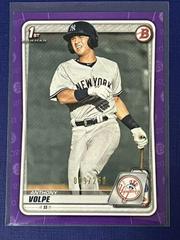 Anthony Volpe [Purple] Baseball Cards 2020 Bowman Paper Prospects Prices