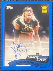 Liv Morgan [Blue] Wrestling Cards 2018 Topps WWE Heritage Autographs Prices