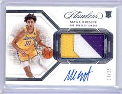 Max Christie #26 Basketball Cards 2022 Panini Flawless Patch Autograph Prices