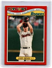 Andy Benes #4 Baseball Cards 1990 Topps Toys R Us Rookies Prices