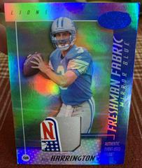 Joey Harrington [Mirror Blue Jersey] #114 Football Cards 2002 Leaf Certified Prices
